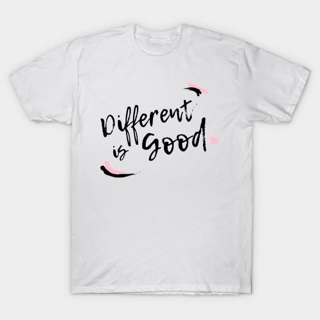 Different Is Good T-Shirt by CoreDJ Sherman